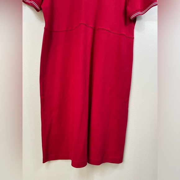 Red Polo Dress by Talbots Cotton Work Summer Size XL - Picture 12 of 14
